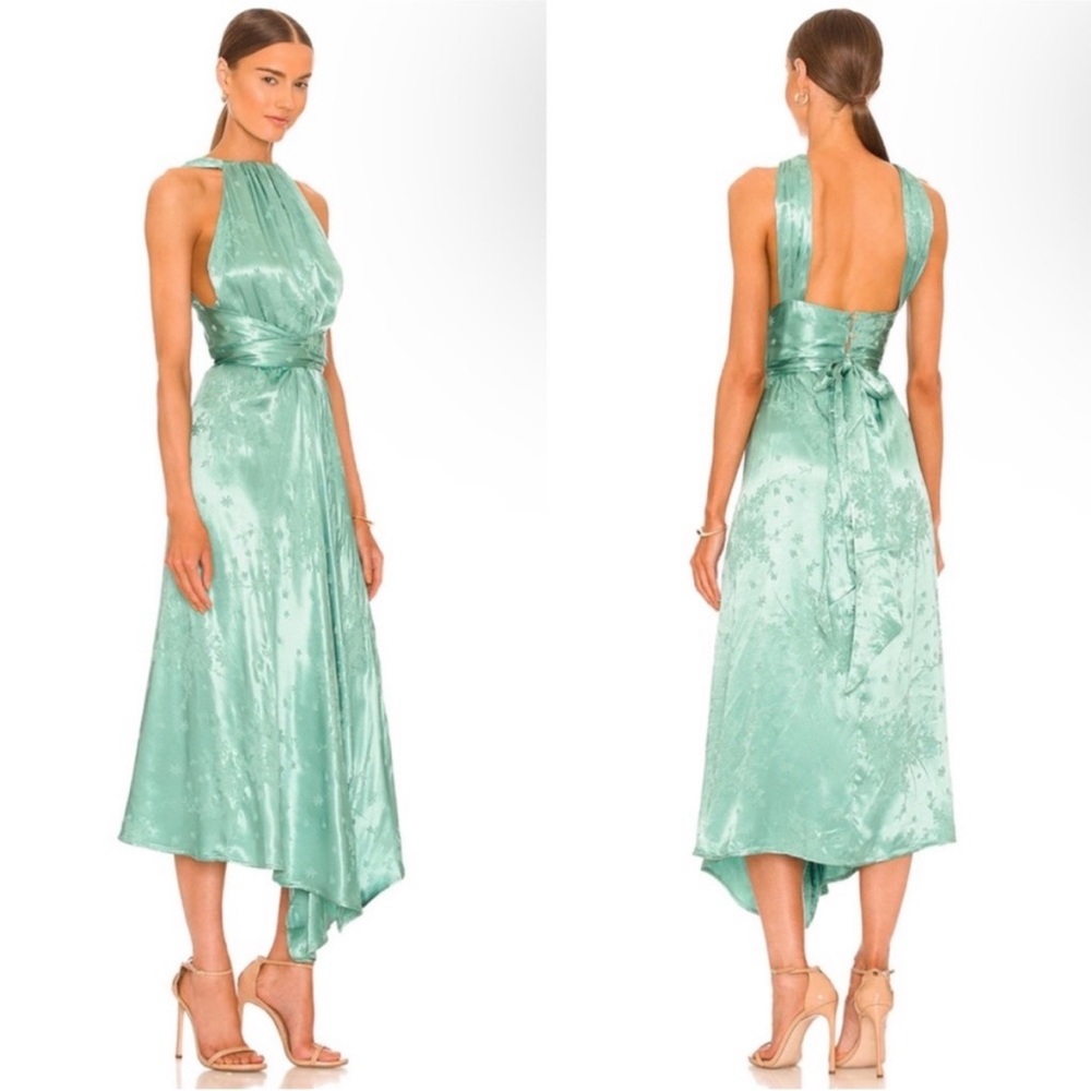 NEW NWT Sabina Musayev Juniper Midi Dress In Spearmint
